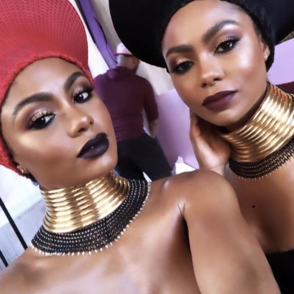 🌸 GODDESS CHOKER NECKLACE STACKER LAYER STYLE GOLD BOHEMIAN BOHO QUEEN COSPLAY - Picture 2 of 9